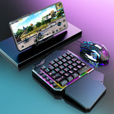 T-Wolf TF 900 Backlit 35-Key Gaming Keypad + Mouse